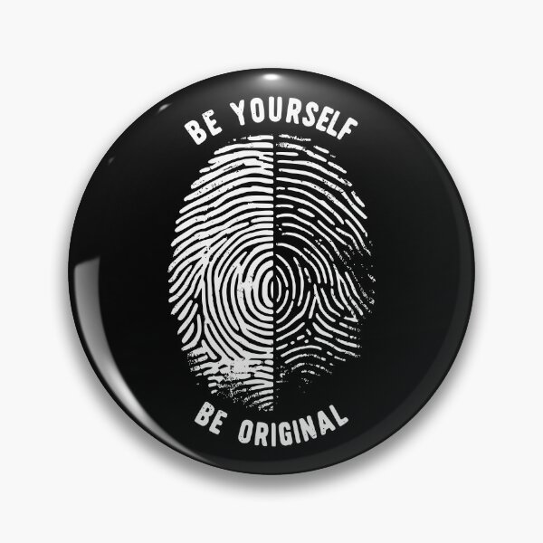 Item preview, Be Yourself Be Original - Inspirational Fingerprint designed and sold by Urban-Alien.