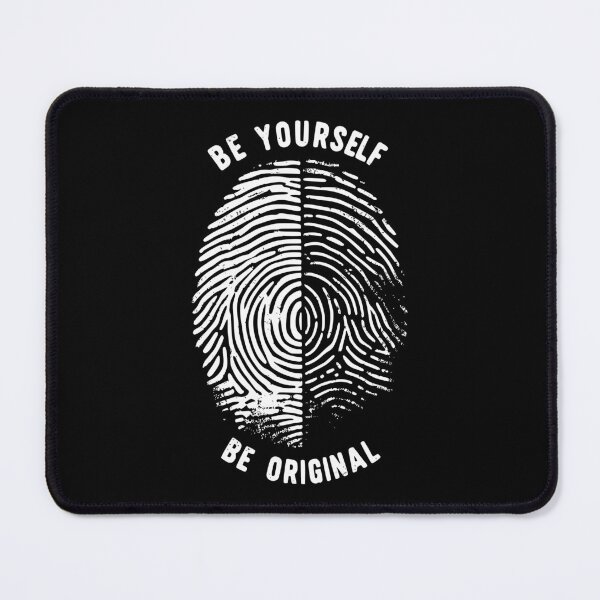 Item preview, Be Yourself Be Original - Inspirational Fingerprint designed and sold by Urban-Alien.
