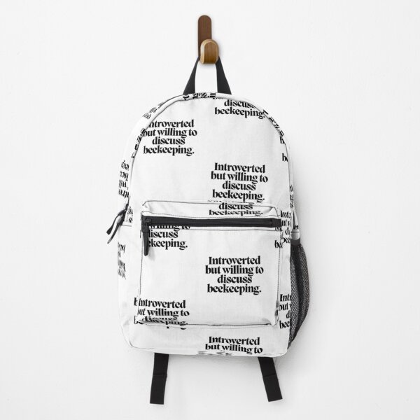 Item preview, Introverted but willing to discuss beekeeping.  designed and sold by CharmStudio.