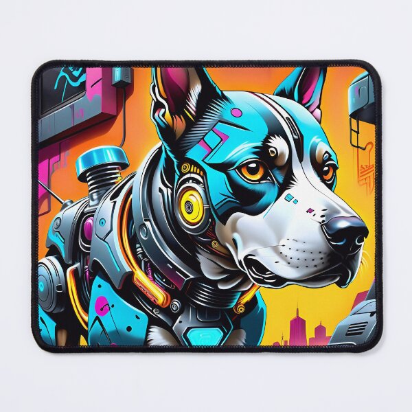 Item preview, Cyborg Robot Dog Graffiti Art designed and sold by TheArtOfPat.