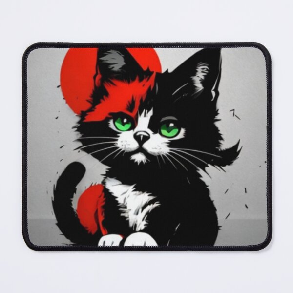 Artikelvorschau, green eyed paws: Whisker Wonders, süße Katzen- und Kätzchendesigns für Katzenfans entworfen und verkauft von T-D-R.