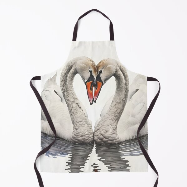 Item preview, two stunning swans in the shape of a heart designed and sold by dcrc.