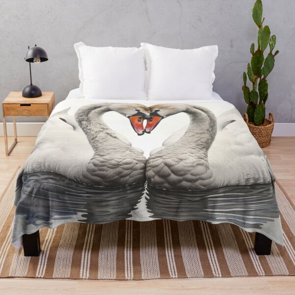 Item preview, two stunning swans in the shape of a heart designed and sold by dcrc.