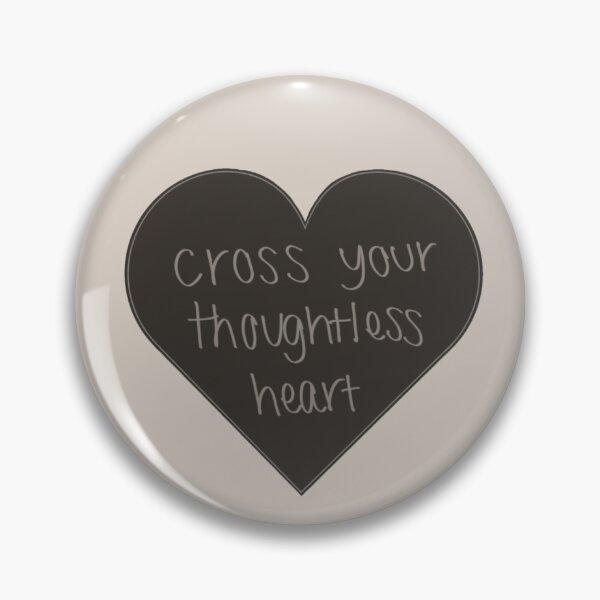 Item preview, Cross Your Thoughtless Heart designed and sold by keri-creates.