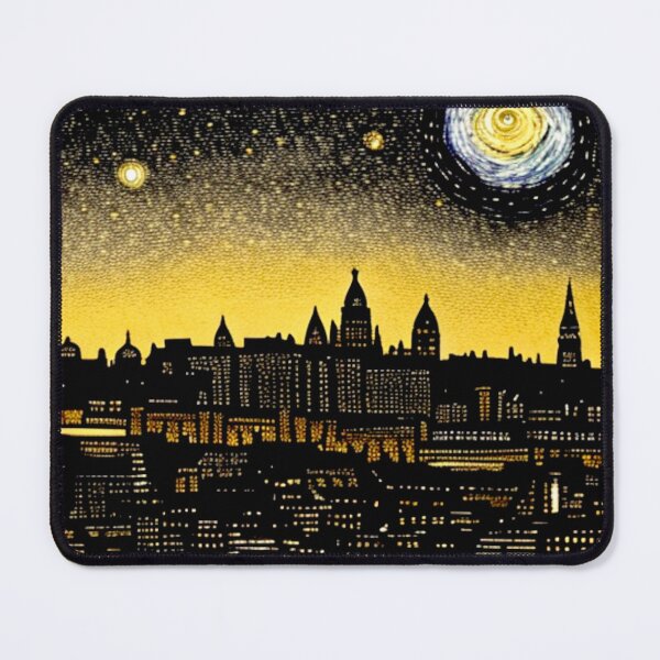 Item preview, Cosmic Canopy: Starlit Silhouettes of the City designed and sold by Highlandkings.