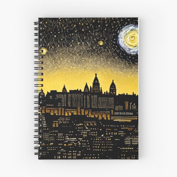 Item preview, Cosmic Canopy: Starlit Silhouettes of the City designed and sold by Highlandkings.