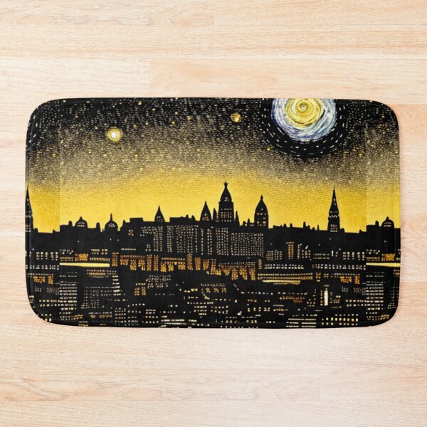 Item preview, Cosmic Canopy: Starlit Silhouettes of the City designed and sold by Highlandkings.