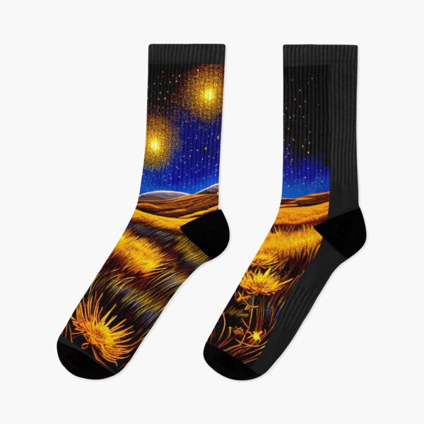 Item preview, Galactic Harvest: A Homestead's Nighttime Glow designed and sold by Highlandkings.