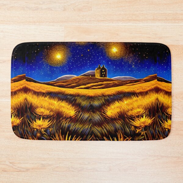 Item preview, Galactic Harvest: A Homestead's Nighttime Glow designed and sold by Highlandkings.