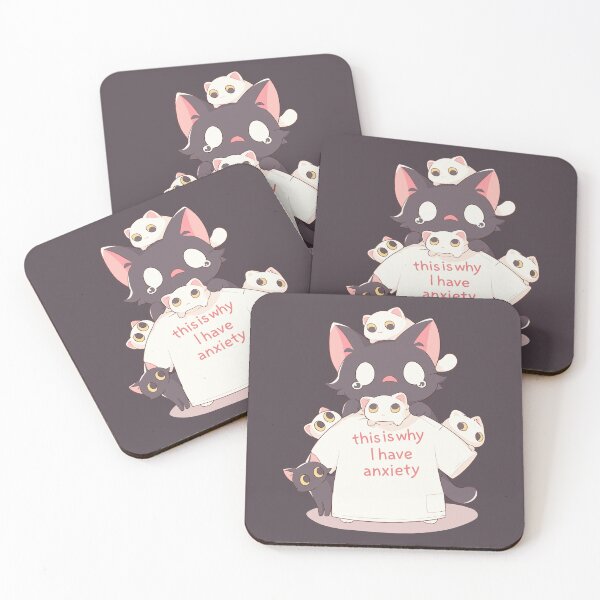 Item preview, cat kittens this Is Why I Have Anxiaety designed and sold by myanko.