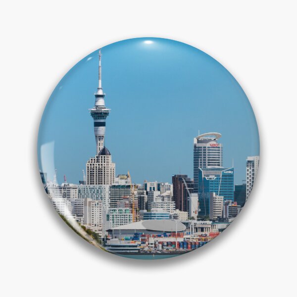Item preview, Auckland City Skyline New Zealand  designed and sold by socialarmour.