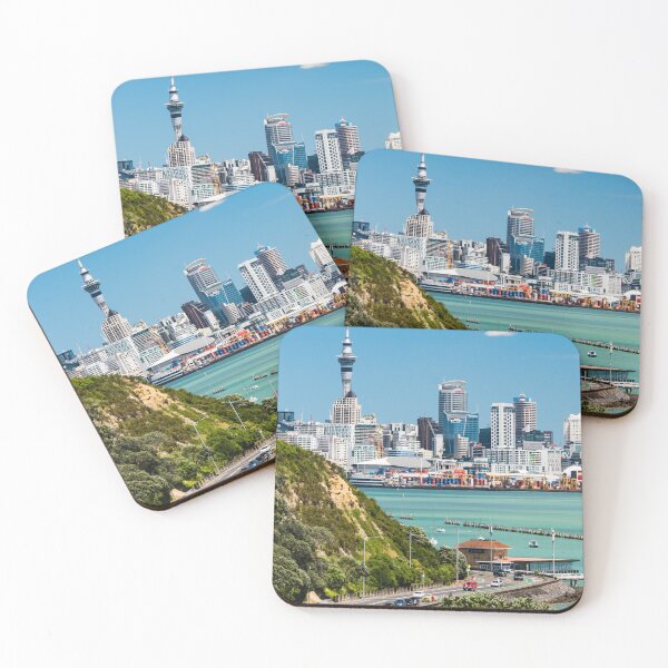 Item preview, Auckland City Skyline New Zealand  designed and sold by socialarmour.