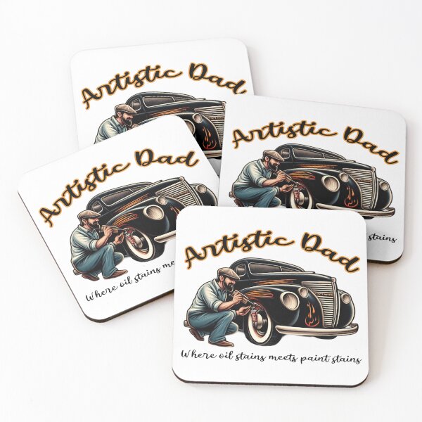 Item preview, Vintage Car Lover - Artistic Dad Tribute designed and sold by SportsT-Shirts.