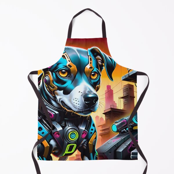 Item preview, Cyborg Robot Dog Graffiti Art designed and sold by TheArtOfPat.