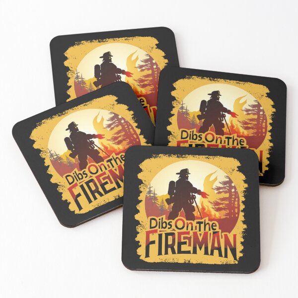 Item preview, Dibs On The Fireman Firefighter Design designed and sold by AlienOccupation.