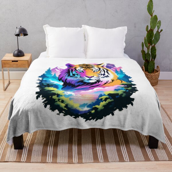 Item preview, Wild Tiger in Forests and Mountains designed and sold by BirdsnStuff.