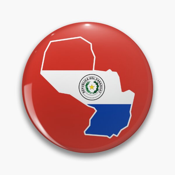 Artikelvorschau, Karte mit Flagge Paraguays entworfen und verkauft von Polux Design.
