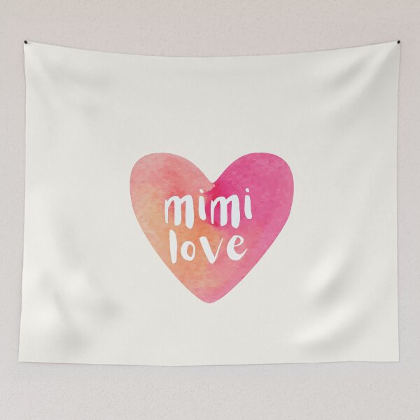 Item preview, Mimi Love - Heart - Cute Gift for Your Grandma designed and sold by patternjp.
