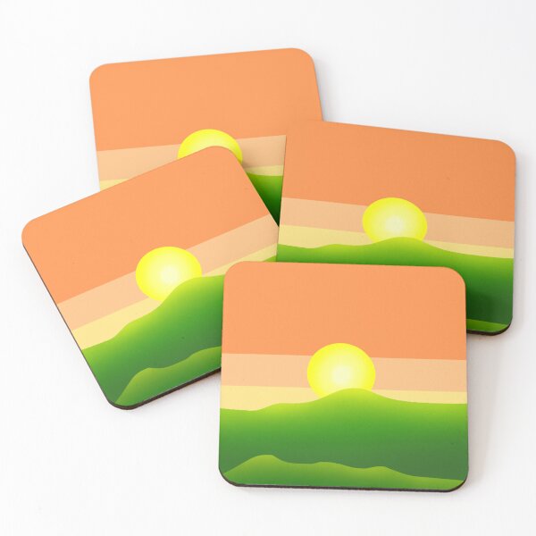 Item preview, Sunset over hills designed and sold by Rebelsrule22.