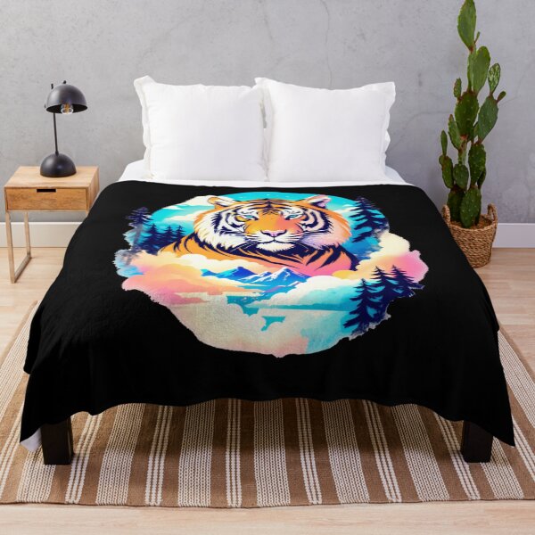Item preview, Wild Tiger in Forests and Mountains designed and sold by BirdsnStuff.