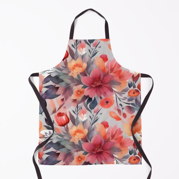 Item preview, Pink and Orange Floral Pattern on Pink Background designed and sold by MrKATORSKI.