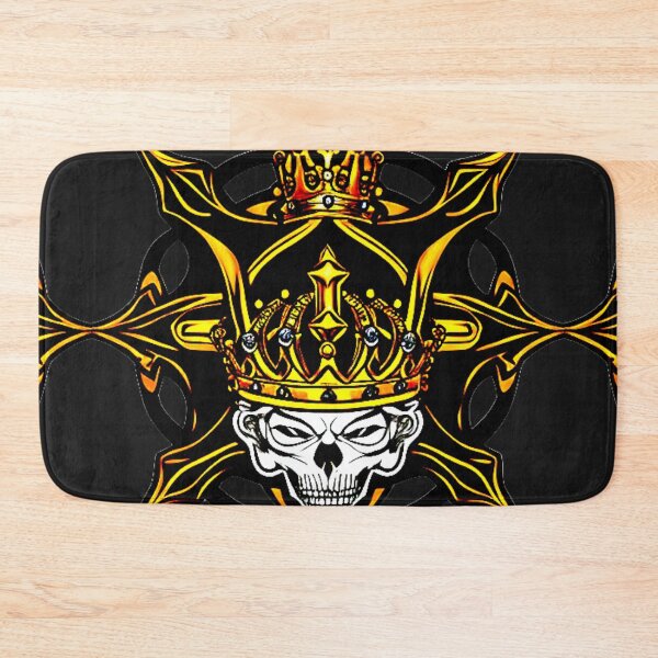 Item preview, Regal Requiem: The Sovereign Skull Crowned in Monarch's Gold designed and sold by Highlandkings.