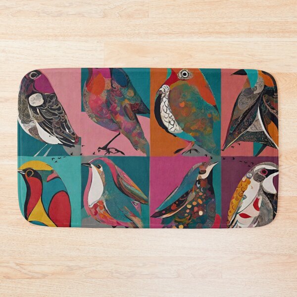 Item preview, Birds Abstract Art Funny design designed and sold by Modern-Tropical.