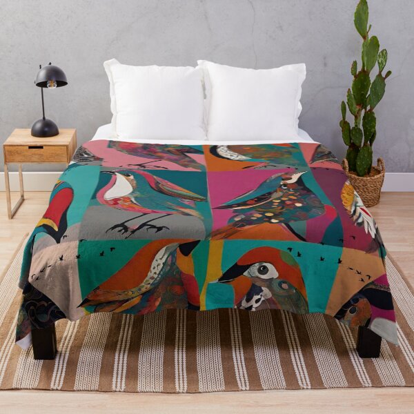 Item preview, Birds Abstract Art Funny design designed and sold by Modern-Tropical.