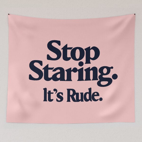 Item preview, Stop Staring designed and sold by thegirlyshoppe.