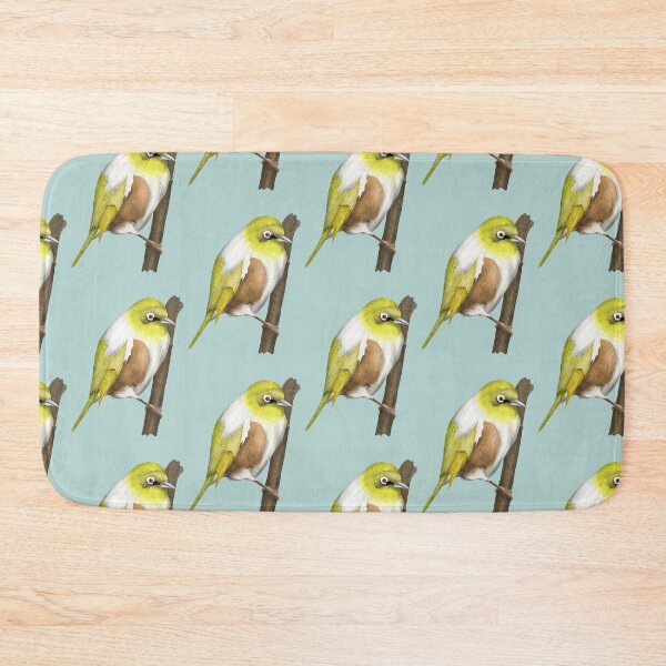 Item preview, Silvereye tauhou New Zealand bird designed and sold by piedaydesigns.