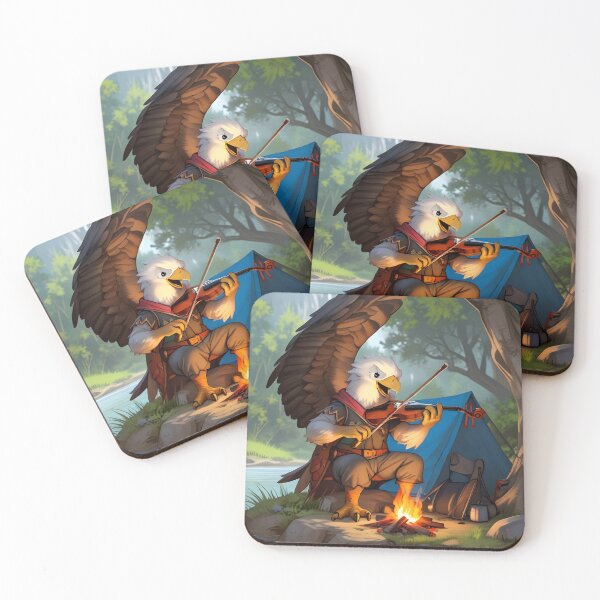 Item preview, Golden Eagle plays the violin designed and sold by Artbellachi.