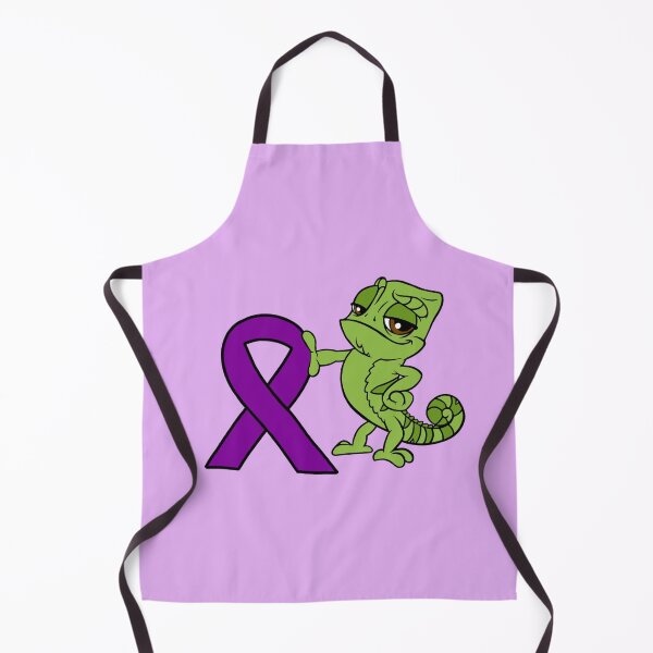 Item preview, Chameleon With Awareness Ribbon (Purple) designed and sold by CaitlynConnor.