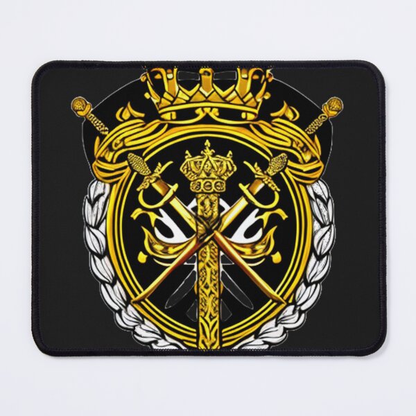 Item preview, Sovereign Legacy: The Regal Crest with Swords and Crown designed and sold by Highlandkings.