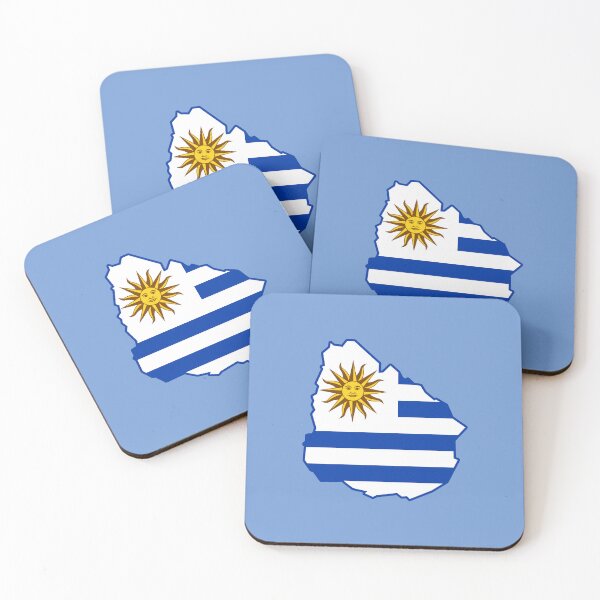 Item preview, Map with Flag of Uruguay designed and sold by Polux Design.