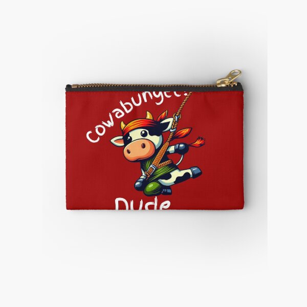 Item preview, Cowabungee Dude Cute Cow Bungee Jumping   designed and sold by Wolvescreate.