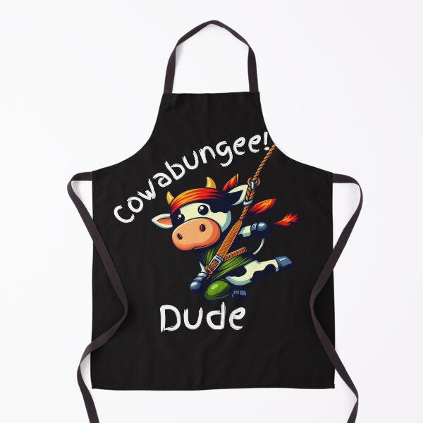 Item preview, Cowabungee Dude Cute Cow Bungee Jumping   designed and sold by Wolvescreate.