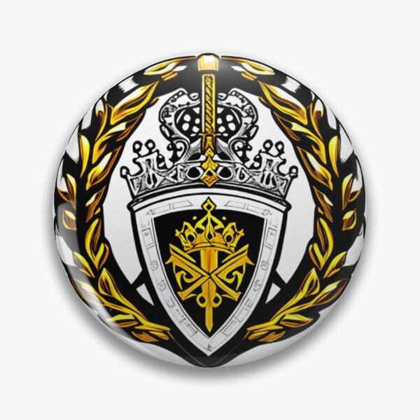 Item preview, Noble Guard The Shield of Valor Surrounded by Golden Laurels designed and sold by Highlandkings.