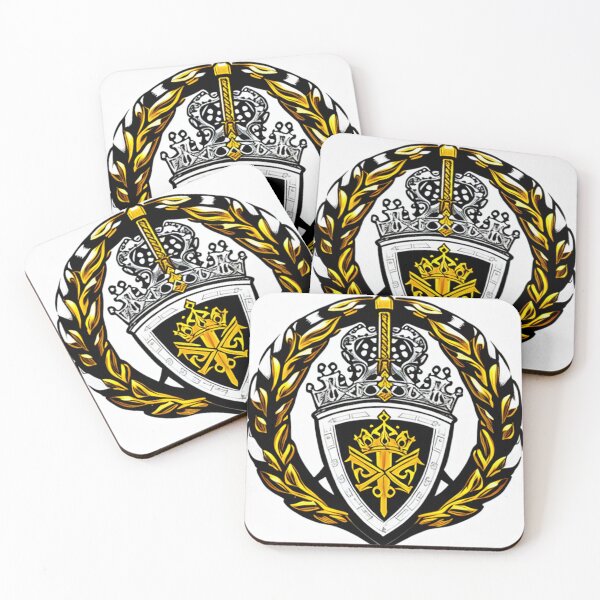Item preview, Noble Guard The Shield of Valor Surrounded by Golden Laurels designed and sold by Highlandkings.