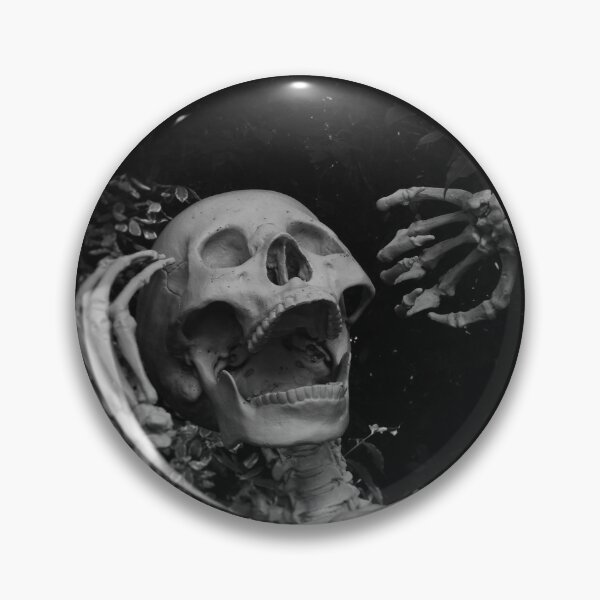 Item preview, Stop and scream scared and scary Halloween skeleton skull designed and sold by Oh-Marsha.