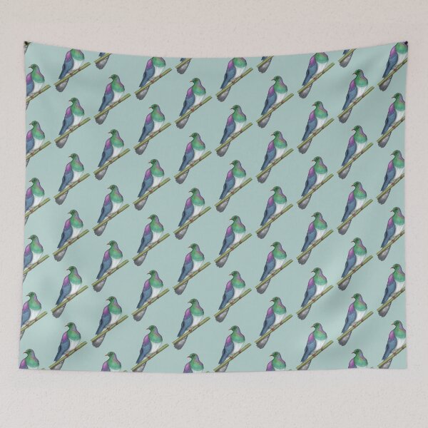 Item preview, Wood pigeon Kereru New Zealand bird designed and sold by piedaydesigns.