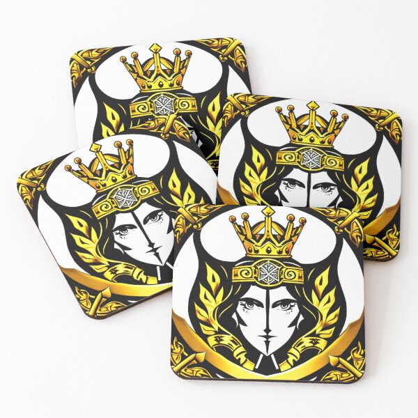Item preview, Regal Gaze: The Sovereign Portrait Amidst Heraldic Splendor designed and sold by Highlandkings.