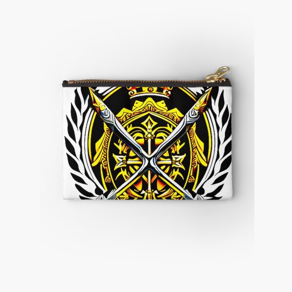 Item preview, Royal Defiance: The Shield of Valor Crossed by Swords of Might designed and sold by Highlandkings.