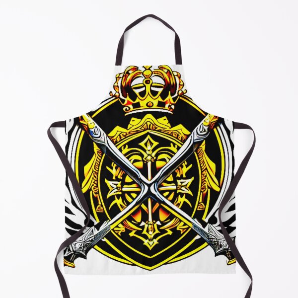 Item preview, Royal Defiance: The Shield of Valor Crossed by Swords of Might designed and sold by Highlandkings.