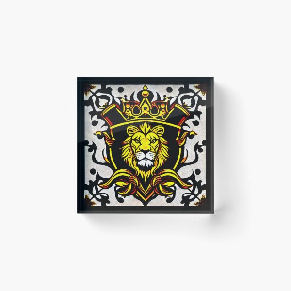 Item preview, Majesty Incarnate: The Lion Crest of Sovereign Rule designed and sold by Highlandkings.