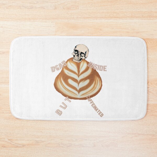 Item preview, Death decaf funny gifts for coffee lover Dead Inside But Caffeinated Halloween Skull Spooky Time Szn designed and sold by MatthewViews.