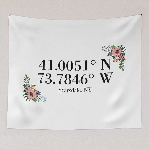Item preview, Scarsdale, NY Coordinates designed and sold by mynameisliana.