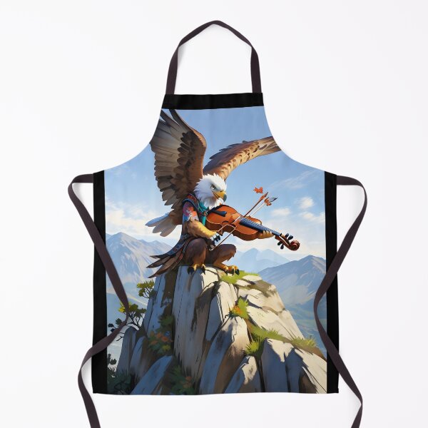 Item preview, Golden eagle fiddles on the peaks designed and sold by Artbellachi.