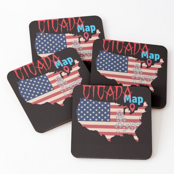 Item preview, CICADA MAP TOUR 2024 , United Broods of America ,inspired by American flag designed and sold by Meedbubble2-0.