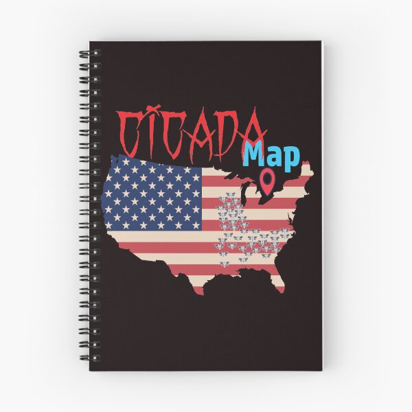 Item preview, CICADA MAP TOUR 2024 , United Broods of America ,inspired by American flag designed and sold by Meedbubble2-0.