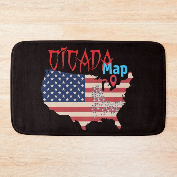 Item preview, CICADA MAP TOUR 2024 , United Broods of America ,inspired by American flag designed and sold by Meedbubble2-0.